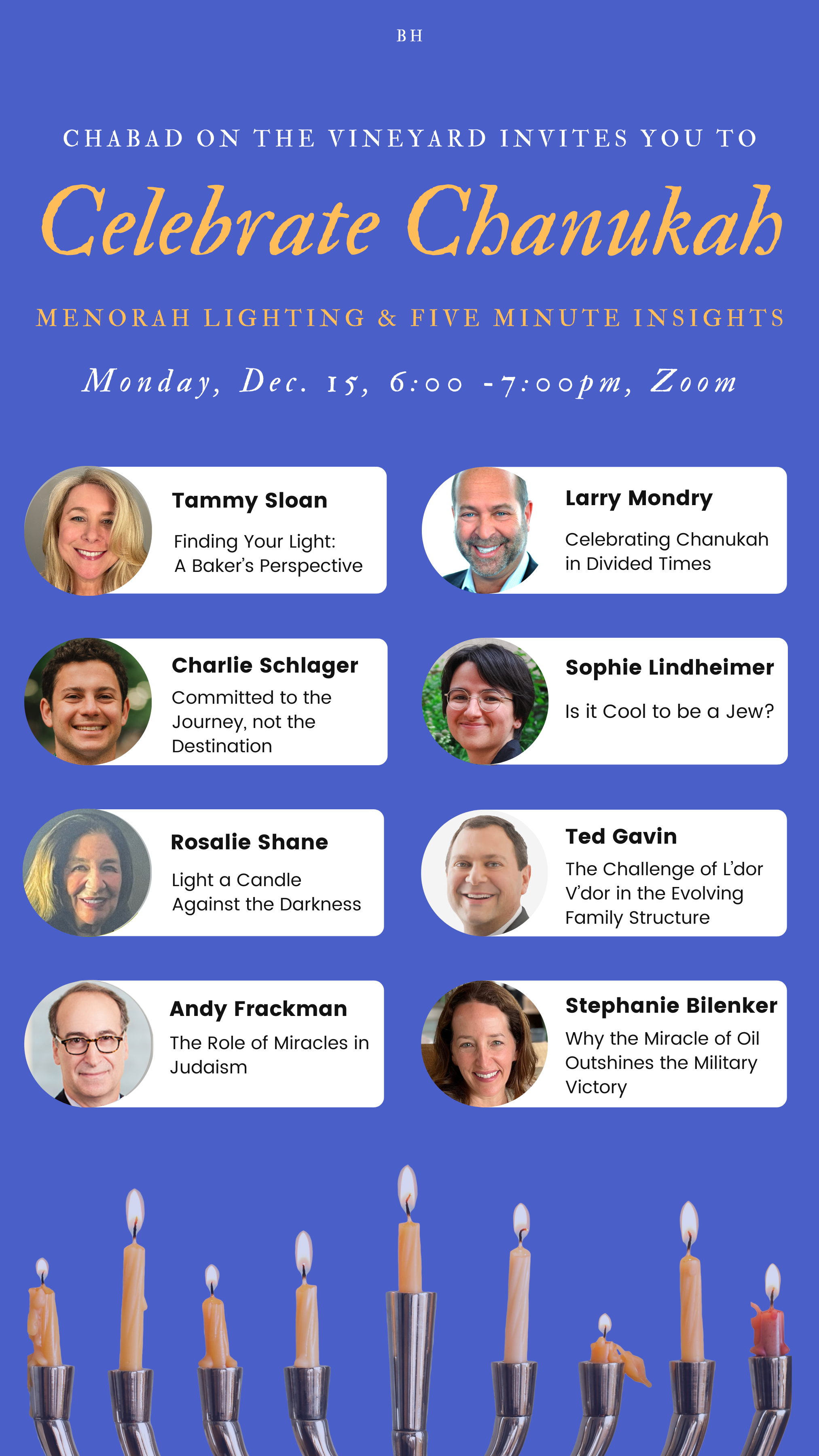 Chanukah Hanukkah on Martha's Vineyard