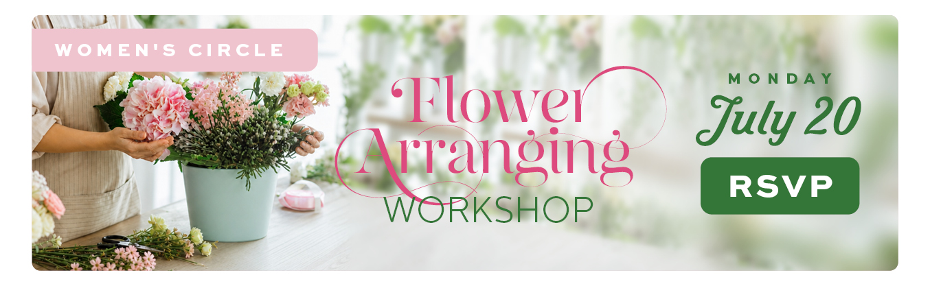 Women's Flower Workshop - Chabad on the Vineyard