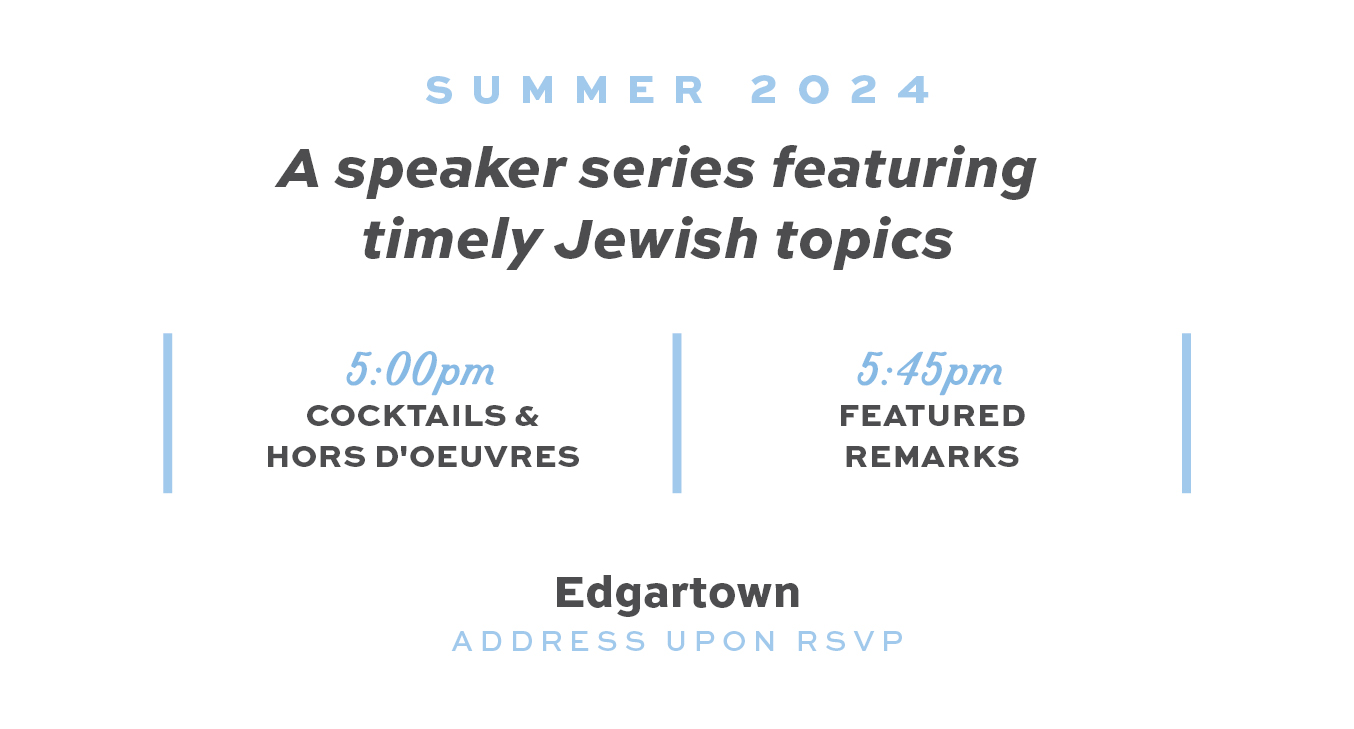 Critical Conversations Chabad Martha's Vineyard