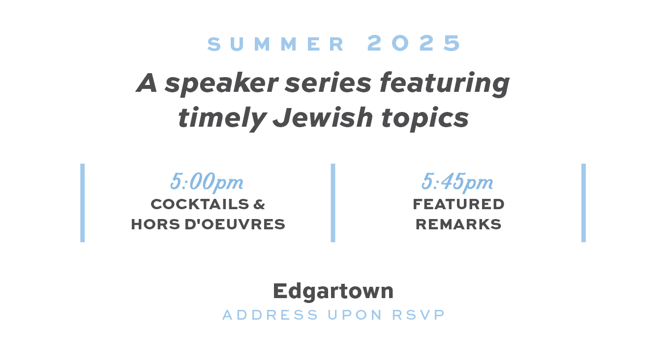 Critical Conversations Chabad Martha's Vineyard
