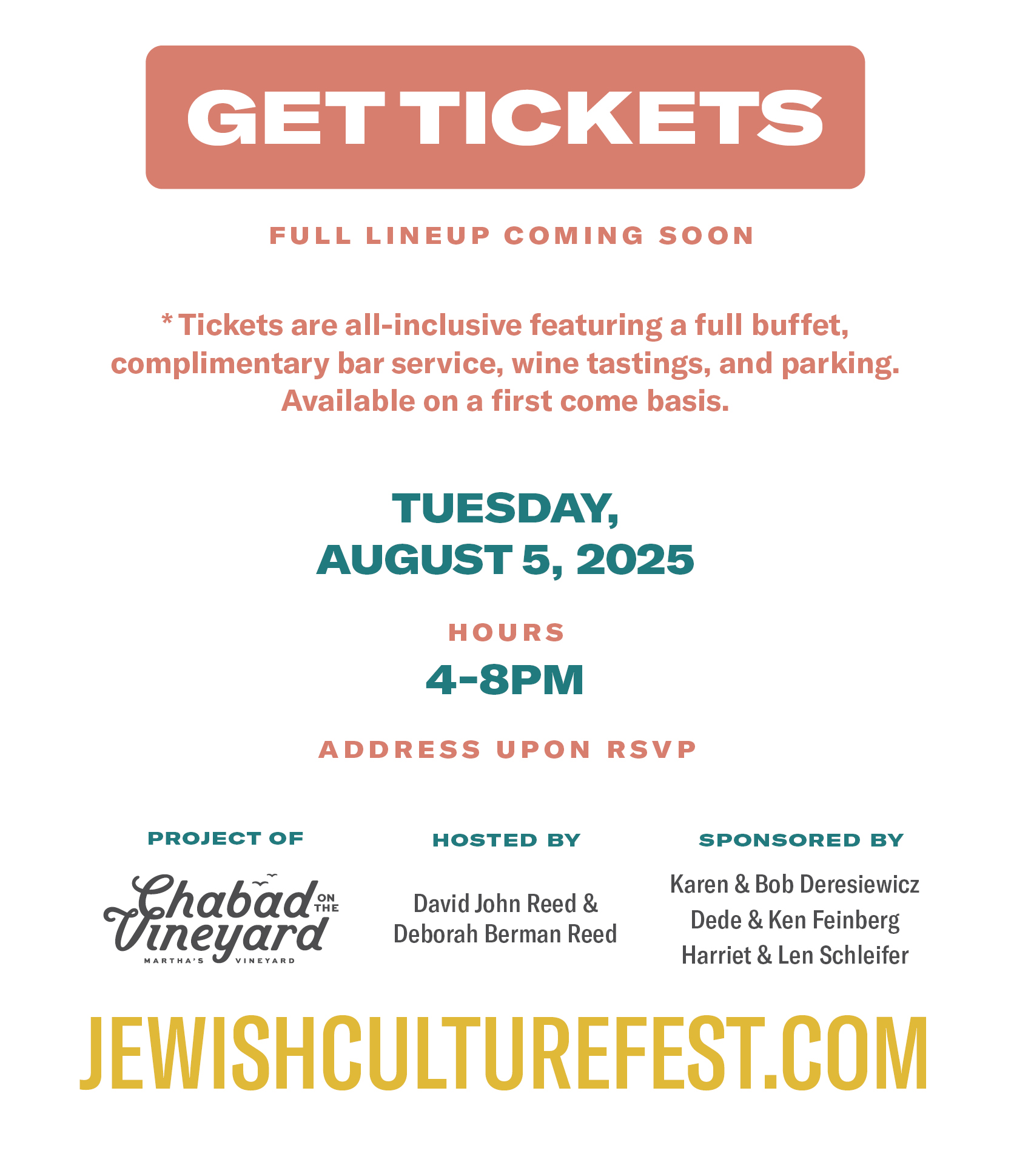 Jewish Culture Festival Martha's Vineyard Elon Gold