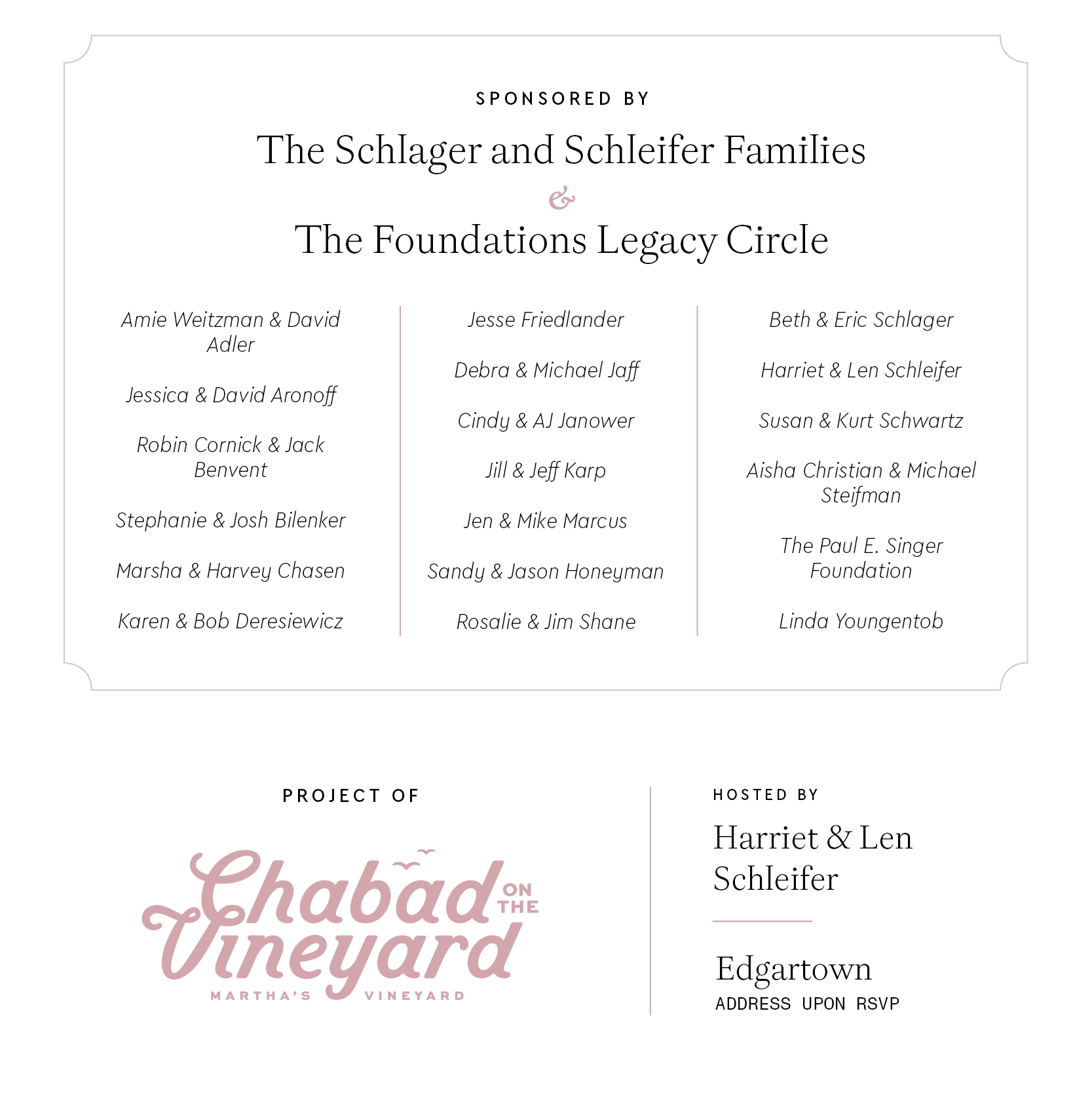 Foundations - Martha's Vineyard